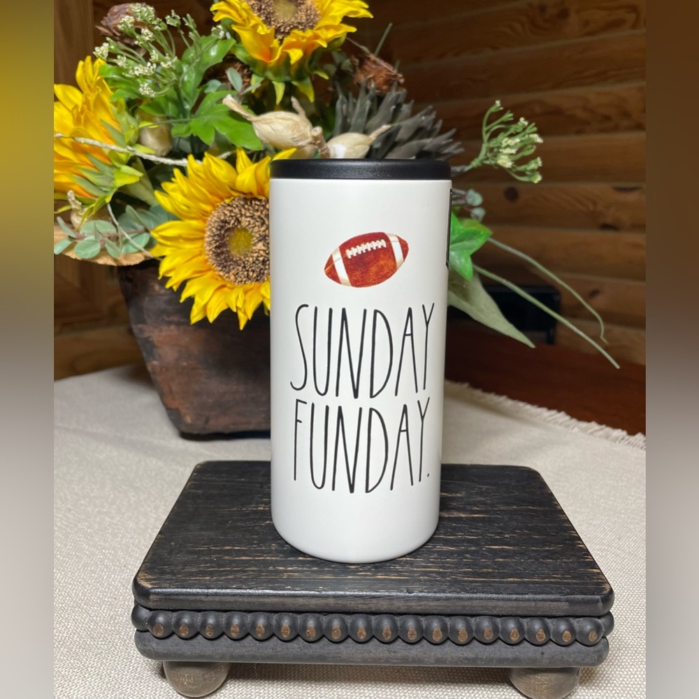 SUNDAY FUNDAY Rae Dunn Insulated Slim Can Cooler